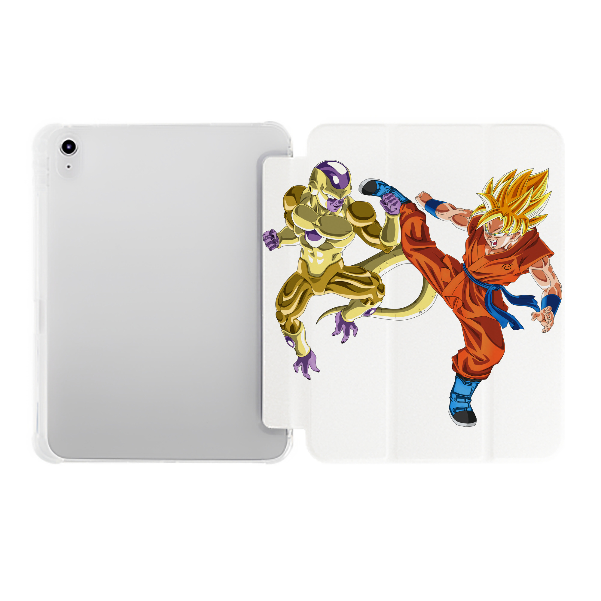 （画像用） ドラゴンボール DRAGON BALL IPad ケース ペン収納付き 三つ折りスタンド PUレザー×シリコン 対応機種9.5/10.5/10.9インチ